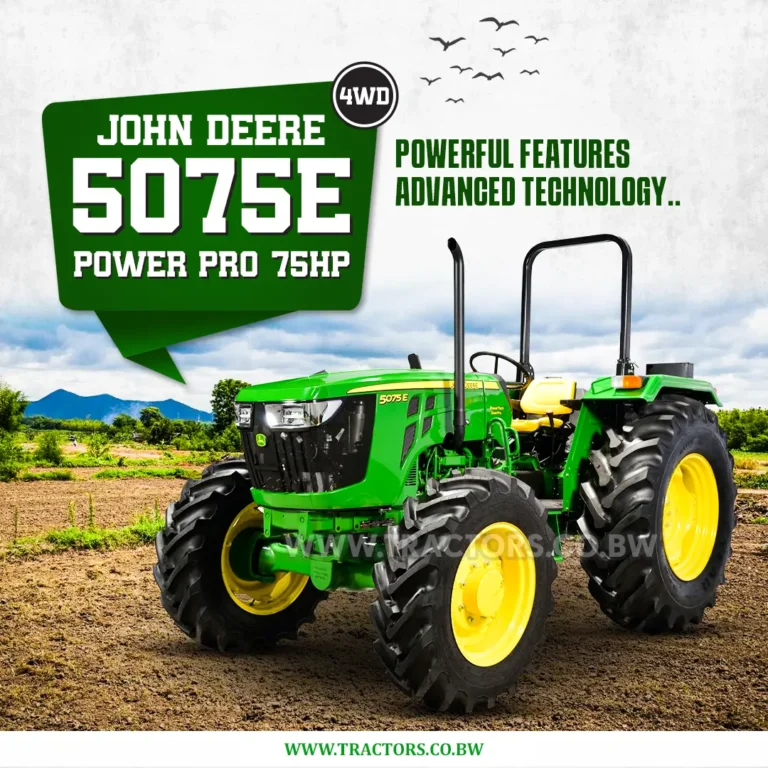 John Deere 5075 75HP tractor for sale in Botswana