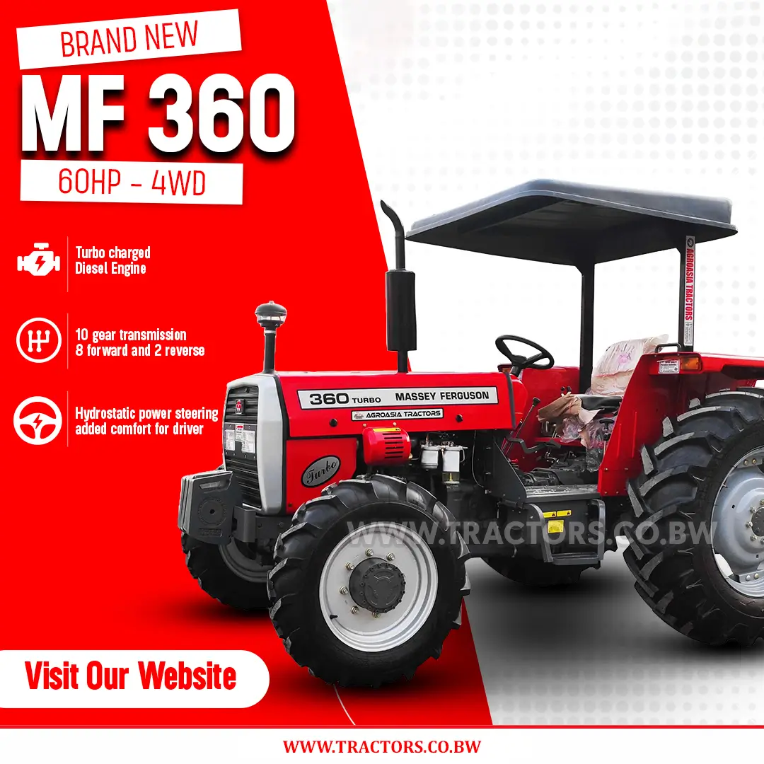Massey Ferguson 360 4WD 60HP tractor for sale