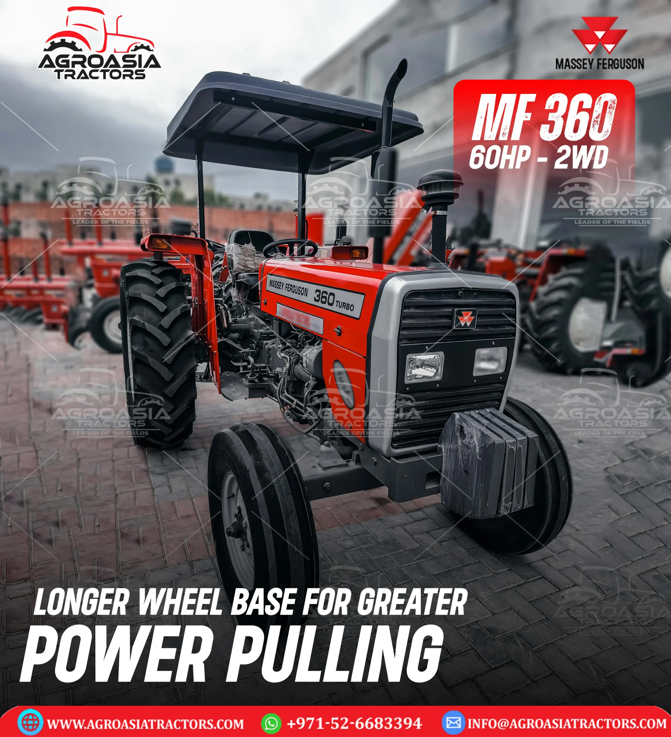 Massey Ferguson MF 360 60hp 2WD Tractors for sale