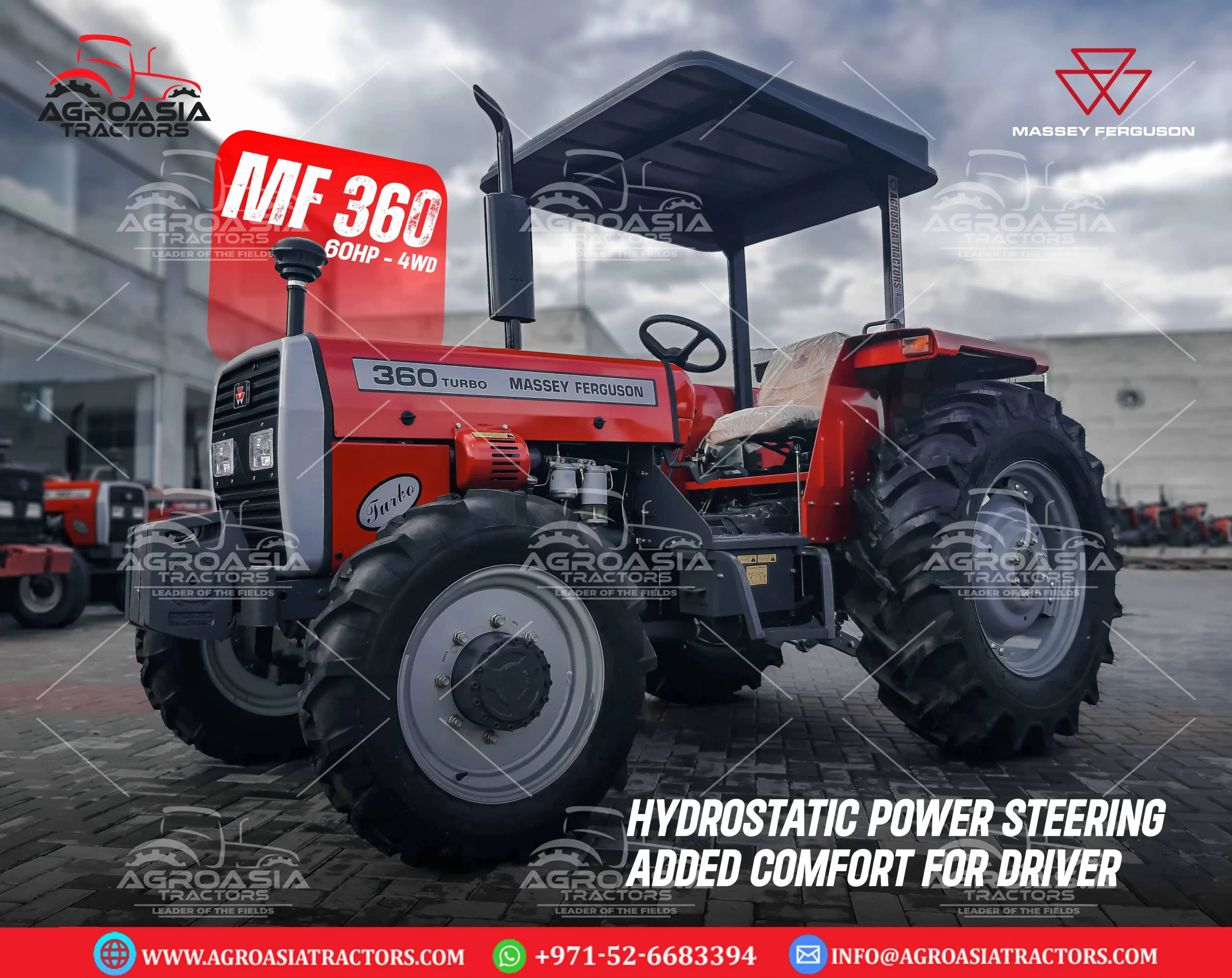Massey Ferguson MF 360 60hp 4WD Tractors for sale
