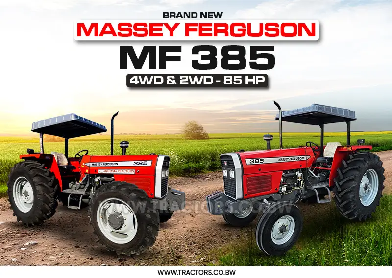 Massey Ferguson MF 385 85HP Tractor for Sale in Botswana