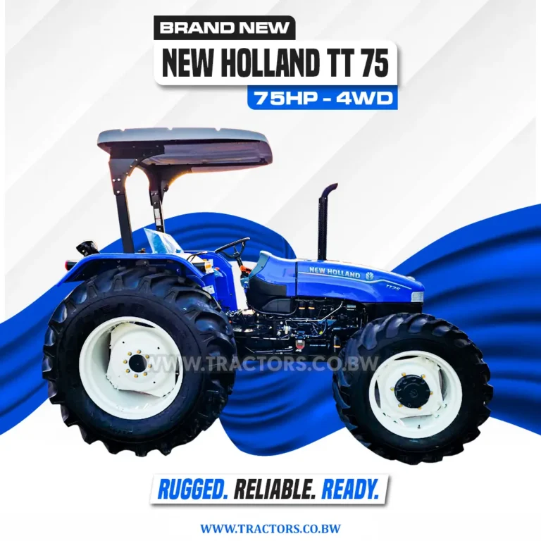 New Holland NH TT 75 75HP tractor for sale in Botswana